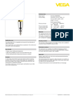 Vegapoint 21: Transistor (PNP/NPN) Capacitive Level Switch