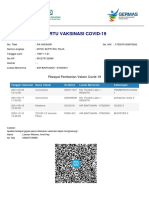 Kartu Vaksinasi Covid-19: Riwayat Pemberian Vaksin Covid-19