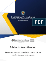 1.4 Tablas de Amortizacion