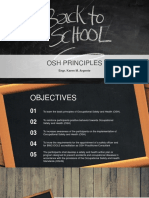 Osh Principles: Engr. Karen M. Argente