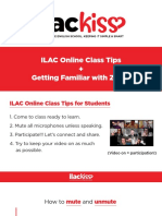 ILAC KISS - Tips For Zoom Online Classes