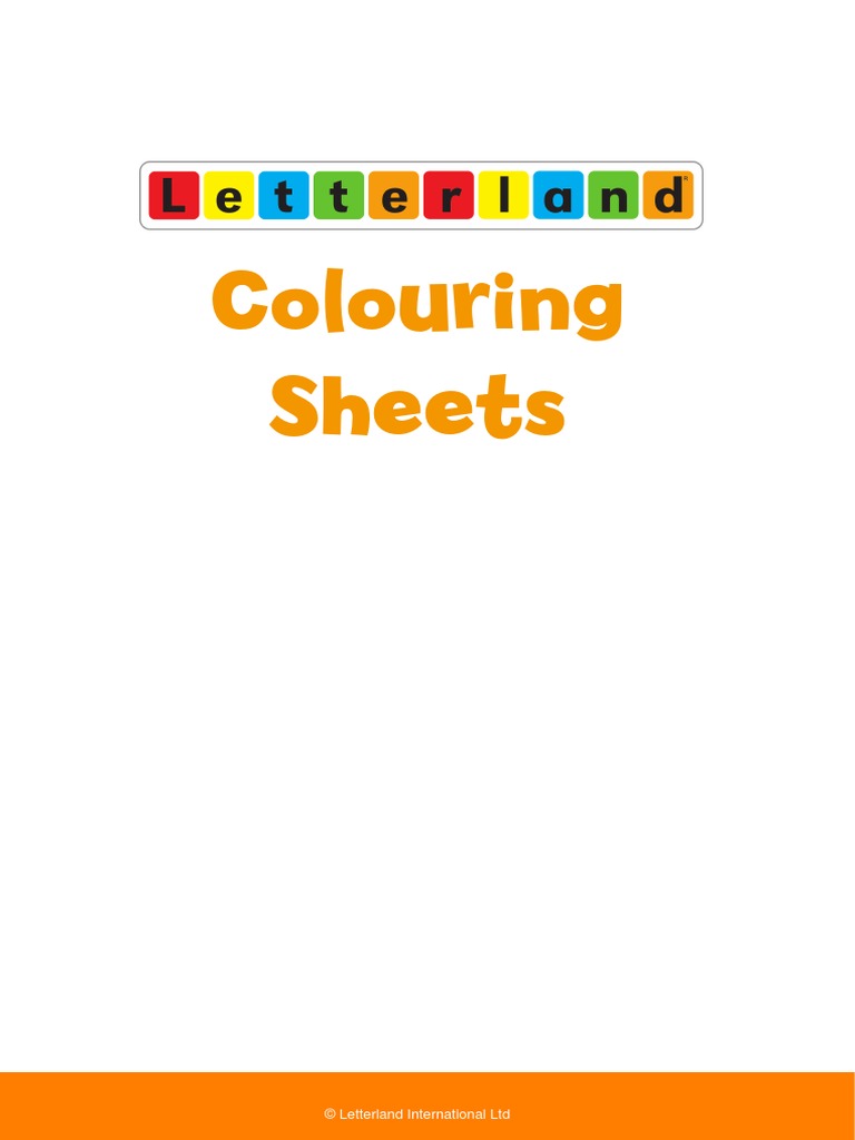 Letterland Colouring-Sheets | PDF