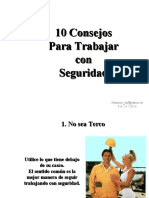 10 Consejos para Trabajar Con Seguridad