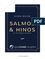 SALMOS E HINOS - Song Book - Sem Cifras