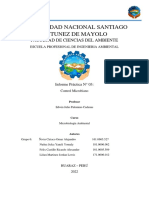 Control Microbiano - Informe de Laboratorio