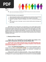 Basic Concepts of Gender and Development | PDF | Gender | Gender Studies
