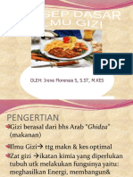 Konsep Dasar Gizi