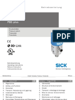 Operating Instructions Pbs Plus Pressure Switch de en FR Es Im0086488