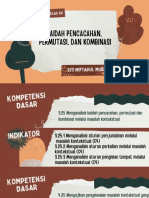 Kaidah Pencacahan, Permutasi Dan Kombinasi