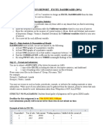 MPU3373 - Analytics Report EXCEL Dashboard - August 2022