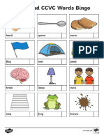 CVCC and CCVC Word List