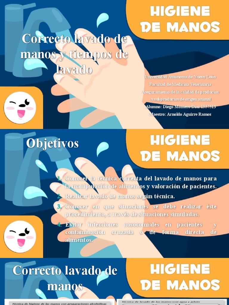 Correcto Lavado de Manos y Tiempos de Lavado | PDF