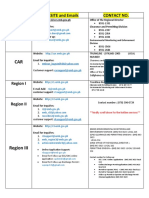 EMB Regions Contacts Details