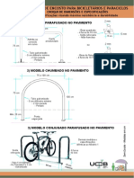 Croqui Suportes de Encosto Bicicletários Paraciclos - 3 Modelos (UCB) PDF