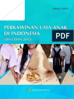 Perkawinan Usia Anak Di Indonesia Tahun 2013 Dan 2015 (Buku 2)