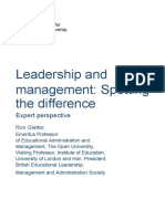 Leadership and Management Spotting The Differences