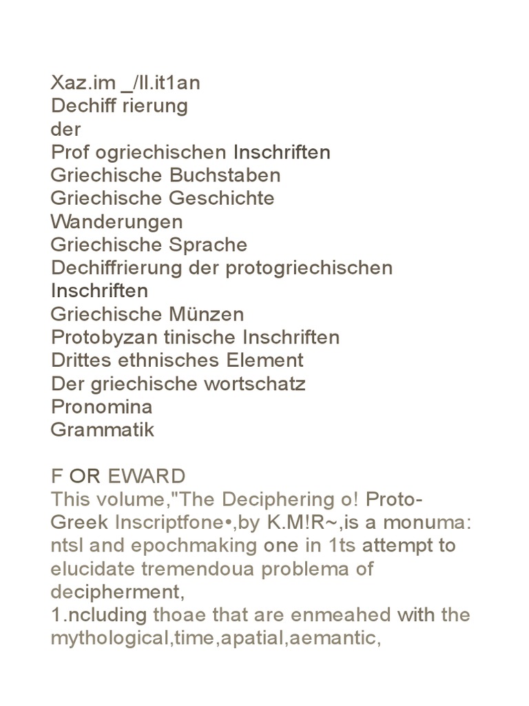 Protogrek | PDF | Alphabet | Cognition