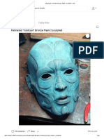 Patinated 'Coldcast' Bronze Mask I Sculpted _ Pics