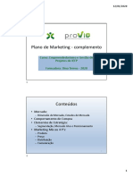 Plano de Marketing - Complemento