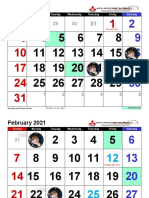 2021 Calendar