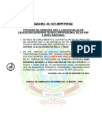 Comunicado 08 2021 ENFPP PNP UAI CHICLAYO Talla Peso 2021