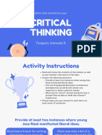 Critical Thinking