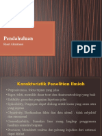 Pendahuluan Penelitian Ilmiah