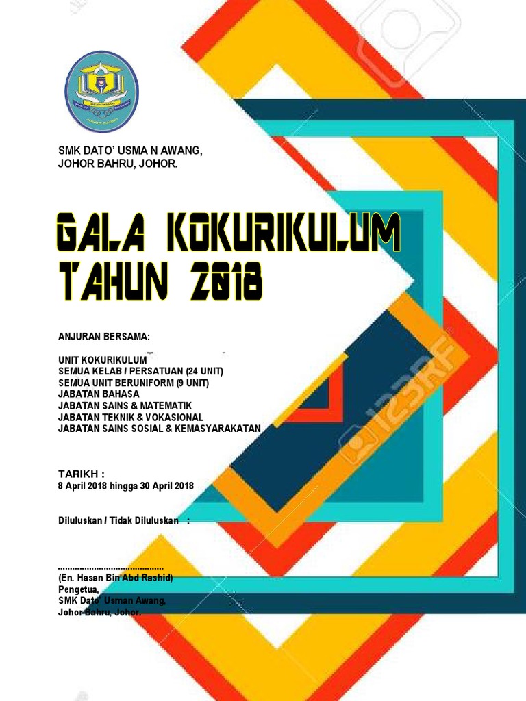 Kertas Kerja Program Gala Kokurikulum Tahun 2018 | PDF