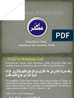 Keutamaan Bahasa Arab