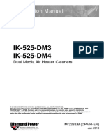 IK-525-DM3 IK-525-DM4 Dual Media Air Heater Cleaners