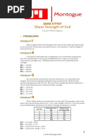 Shear Strength of Soil Solved Problems