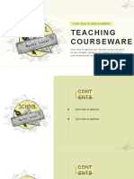 Teaching Courseware: Click Here To Add A Subtitle