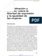 Subordinación y Silencio: Sobre La Libertad de Expresión y La Igualdad de Las Mujeres