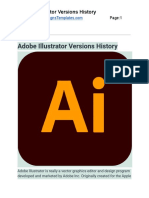 Adobe Illustrator Versions History