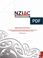 NZIAC Mediation Protocol 2018 Revision