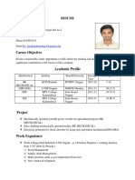 Purchase Engineer CV (Harsh) Dec 2021