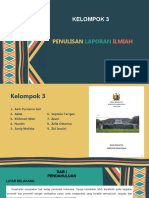 Penulisan Laporan Ilmiah