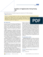 Understanding and Avoidance of Agglomeration During Drying Processes A Case Study