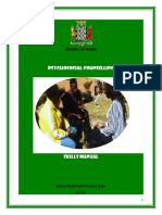 Ministry of Health Psychosocial Counselling Skills Manual