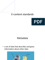 E-Content Standards