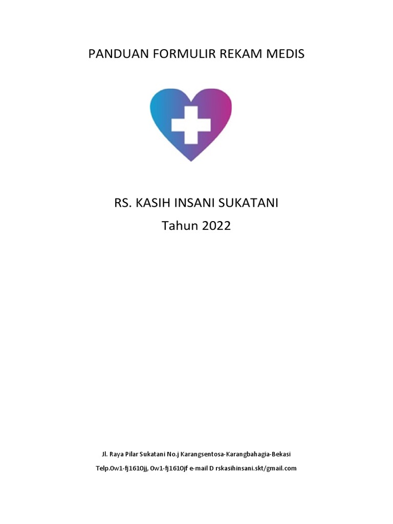 Panduan Formulir Rekam Medis UGD | PDF