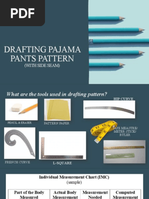 4-Drafting Pajama Pants Pattern
