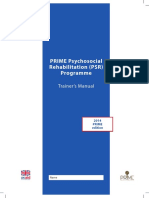 PRIME Psychosocial Rehabilitation (PSR) TrainerGÇÖs Manual