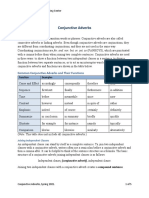 Conjunctive Adverbs