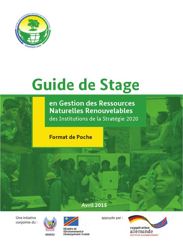 Guide de Stage en GRNR 2025 | PDF | Master (diplôme ou grade ...