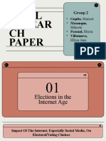 Elections in The Internet Age