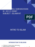 Presentation of Isl (Subhan) - 1