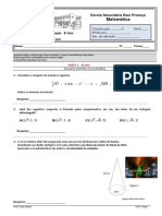 Matemática: Classificação: - % Nível - Professora - Enc. de Educação