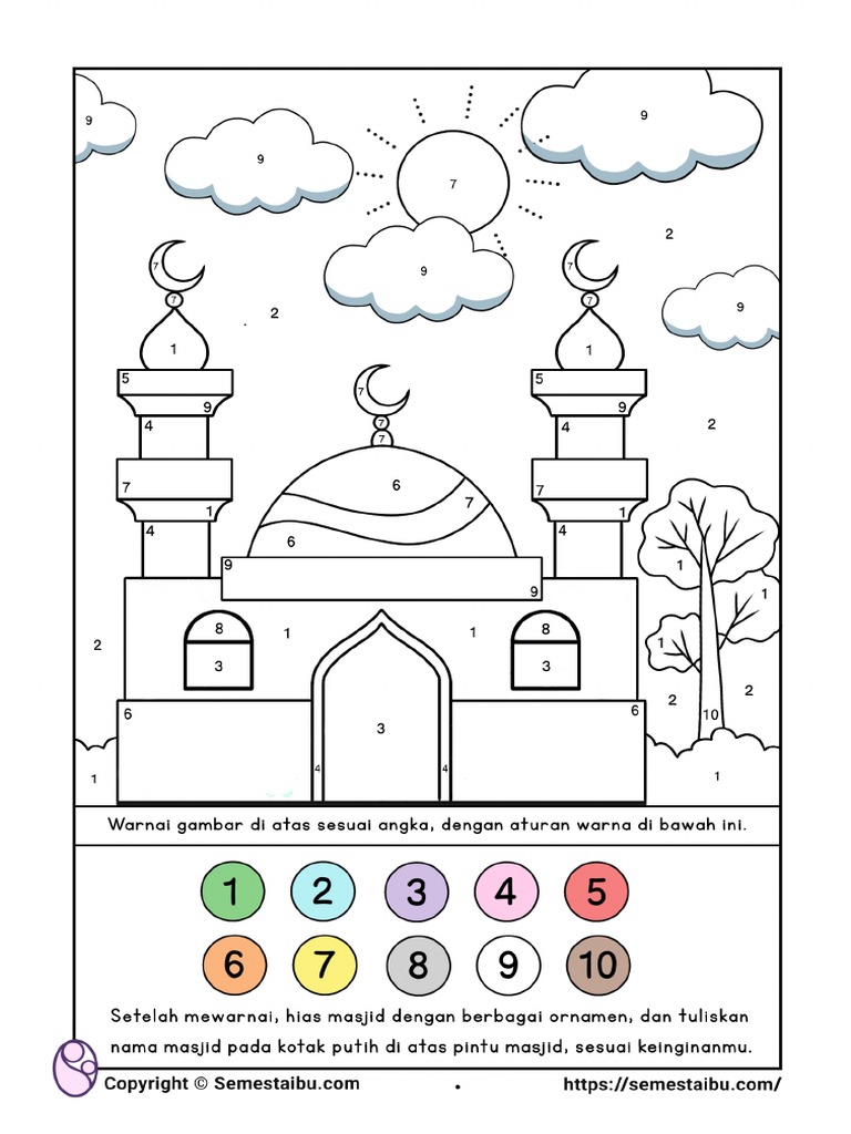 Ramadan - Mewarnai Masjid | PDF