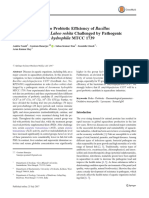 Evaluation of in Vivo Probiotic Efficiency of Bacillus